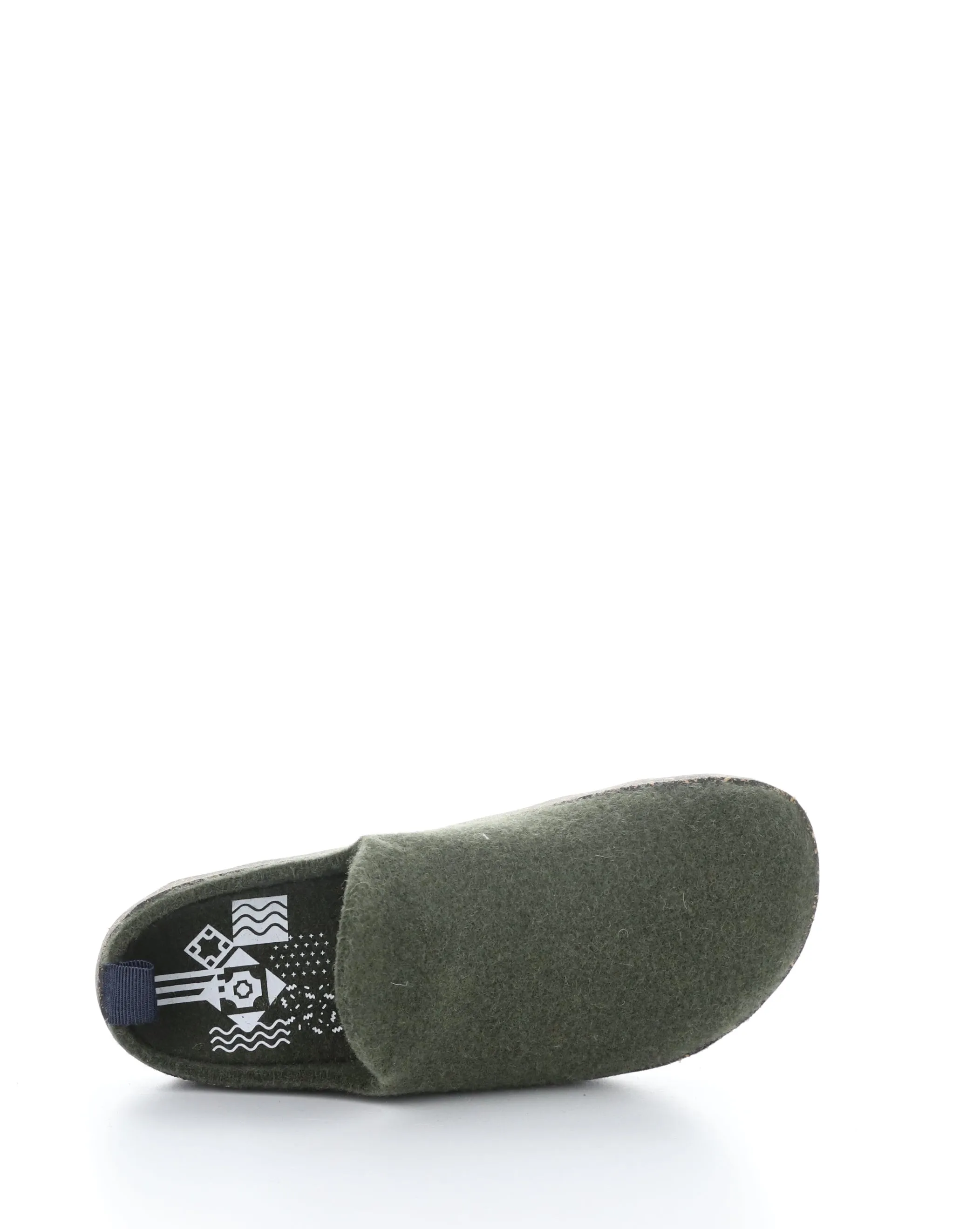 COME061ASPM MILITARY GREEN Slip-on Shoes