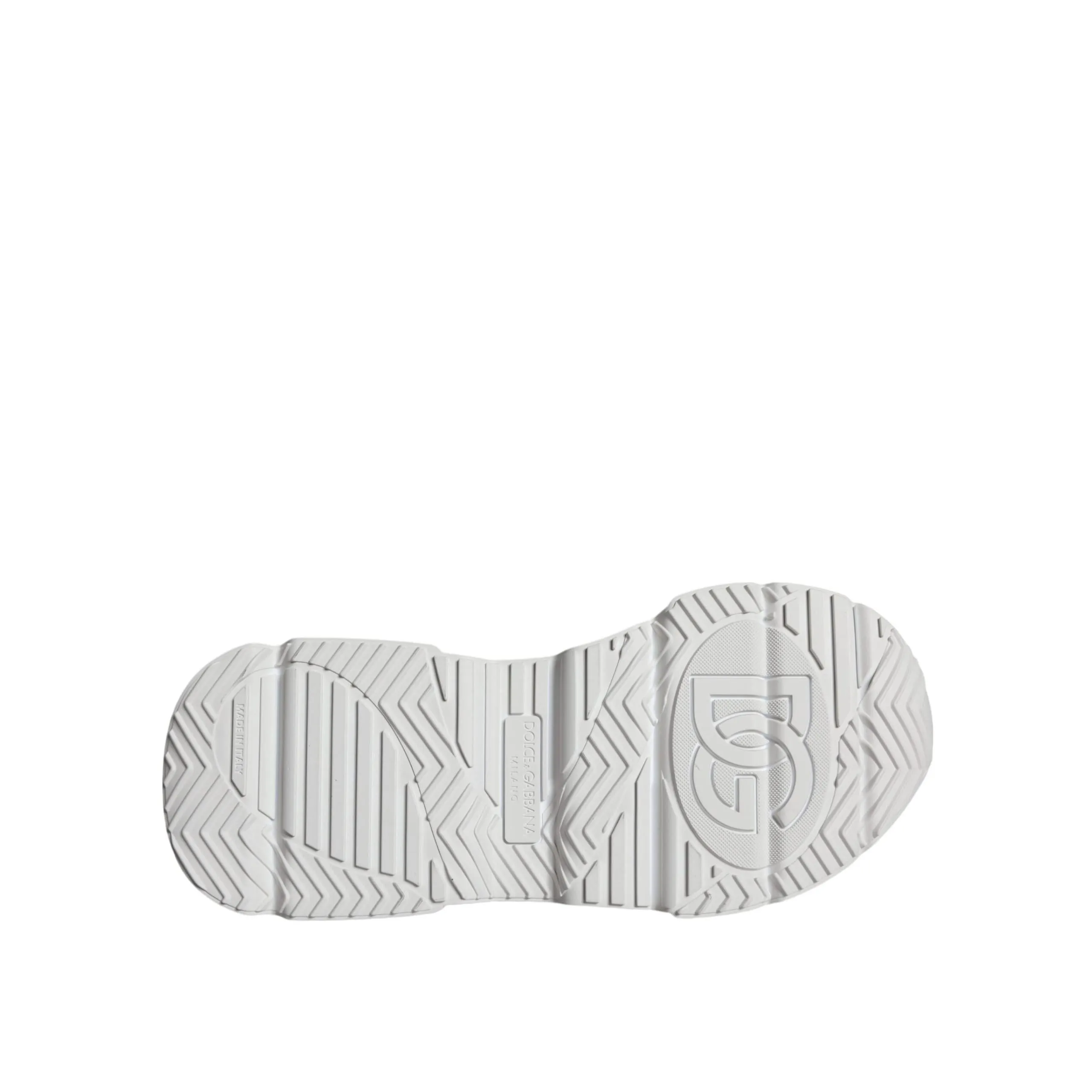 Dolce & Gabbana White DAYMASTER Calf Leather Sneakers Shoes