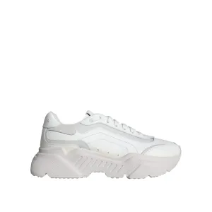 Dolce & Gabbana White DAYMASTER Calf Leather Sneakers Shoes