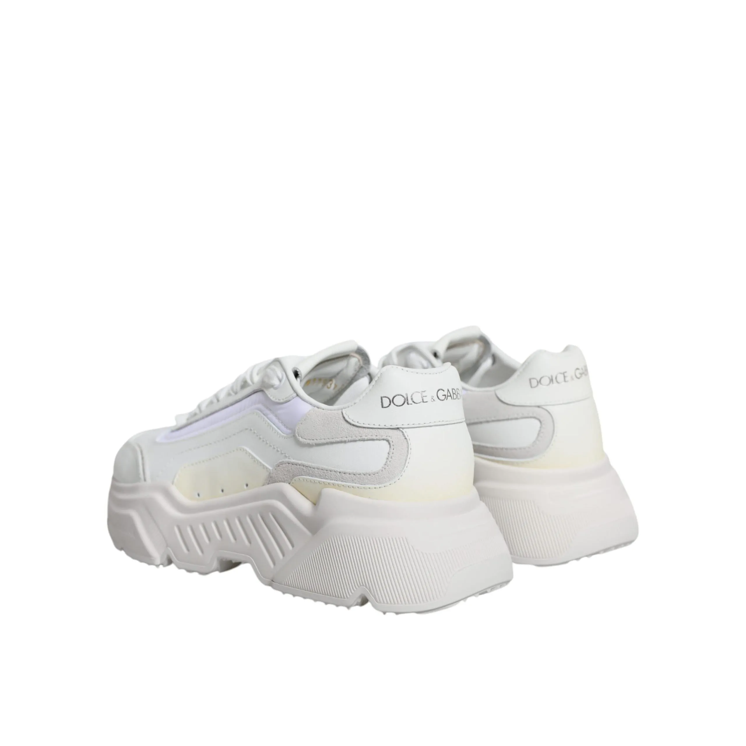 Dolce & Gabbana White Daymaster Low Top Sneakers Shoes