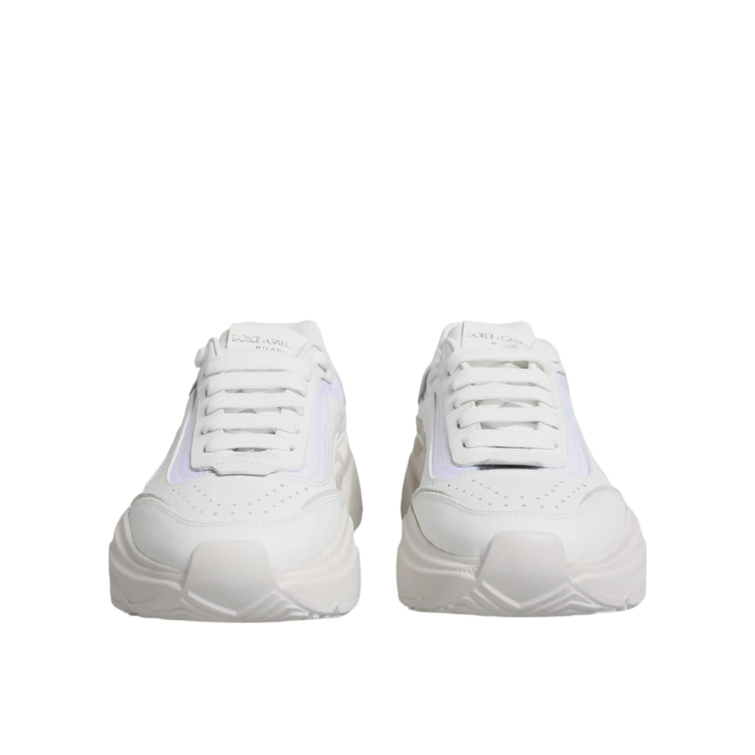 Dolce & Gabbana White Daymaster Low Top Sneakers Shoes