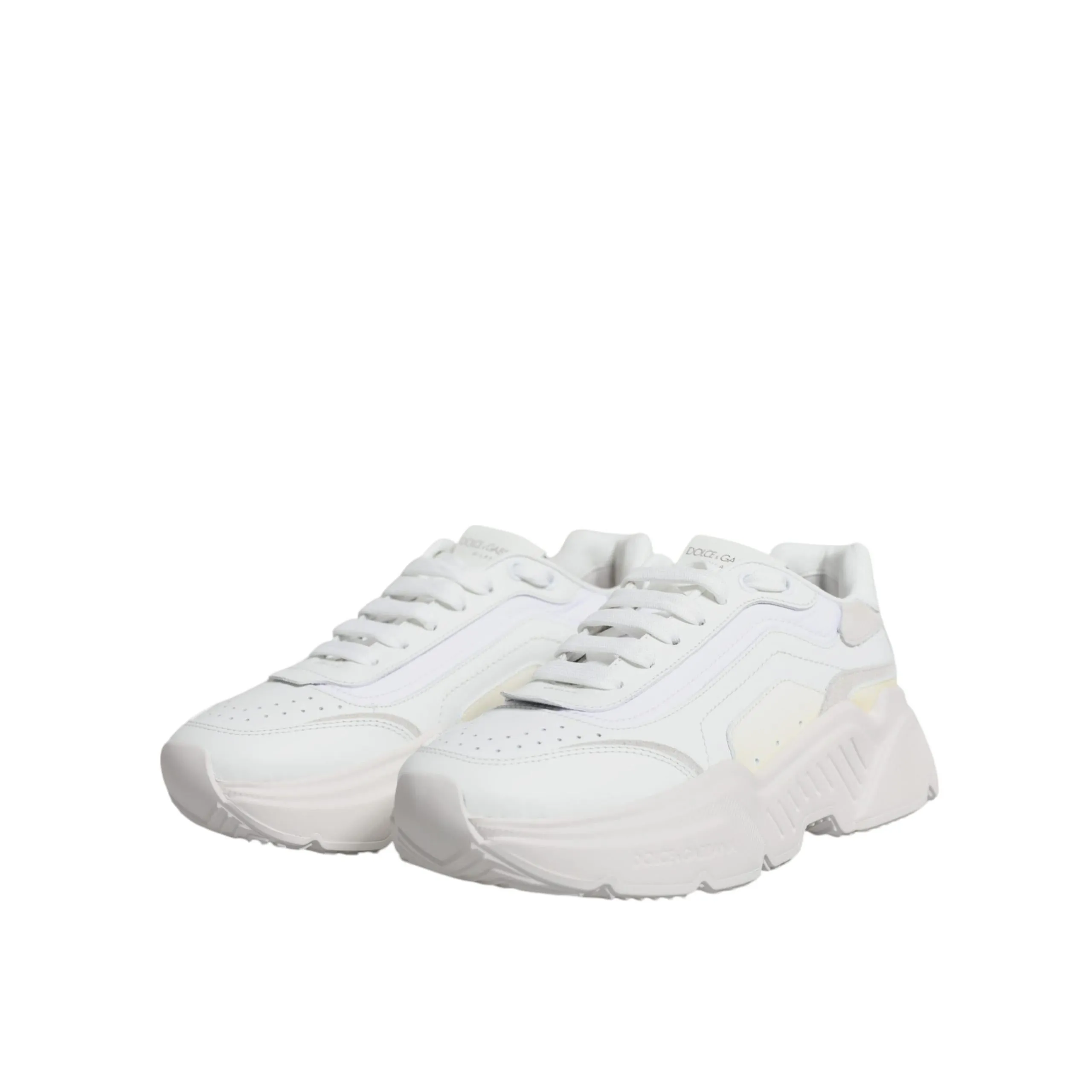 Dolce & Gabbana White Daymaster Low Top Sneakers Shoes