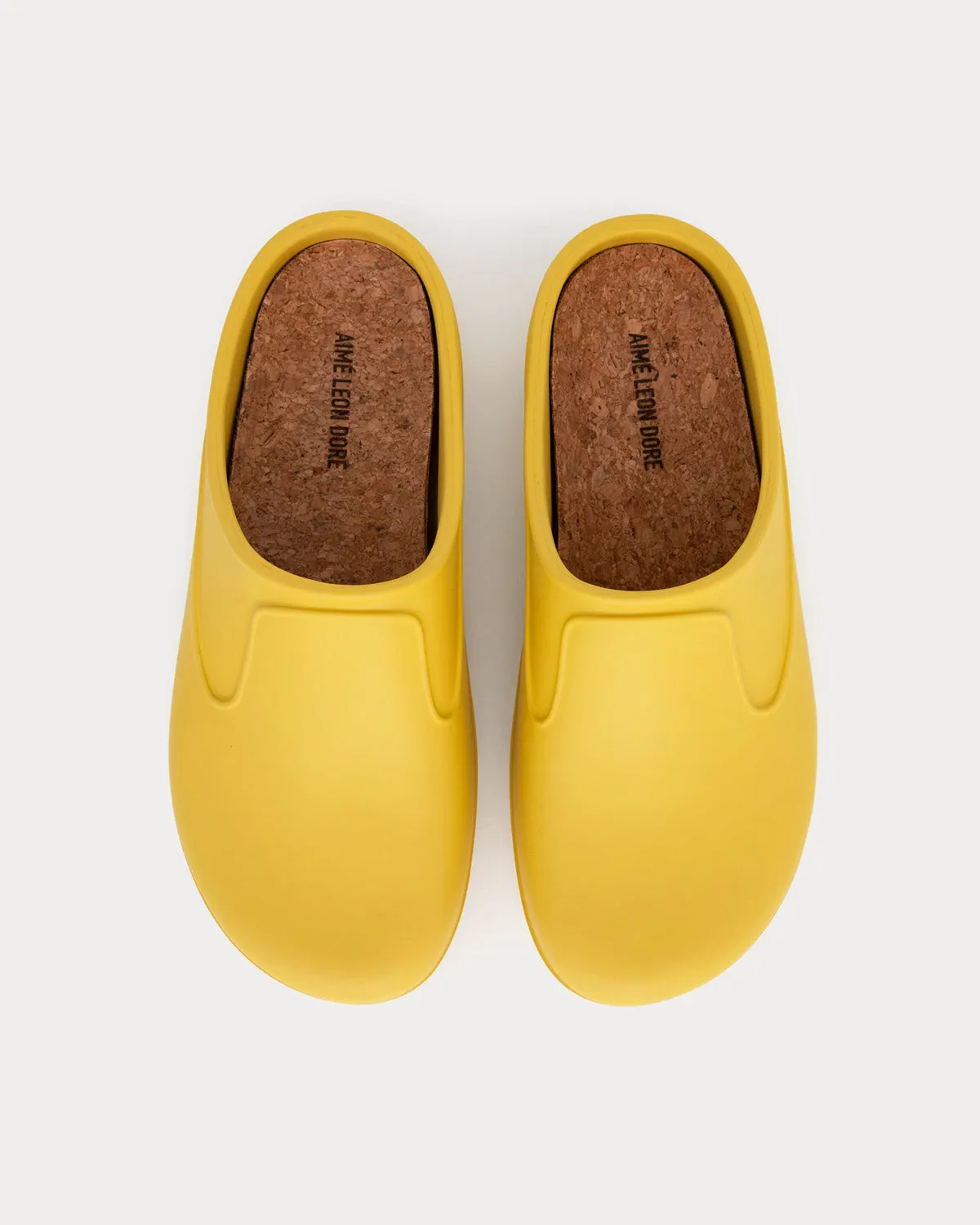Garden Mule Yellow Slip Ons