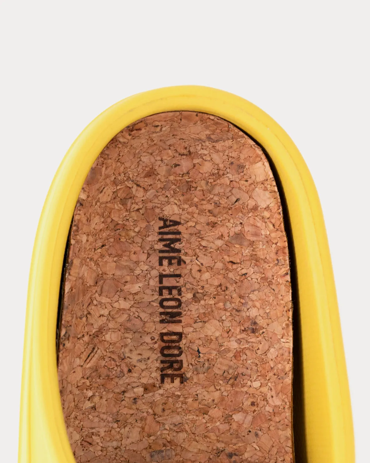 Garden Mule Yellow Slip Ons