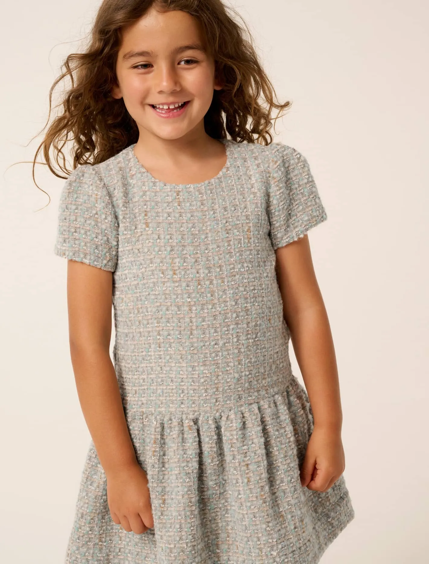 Lucinda Girls Drop Waist Dress