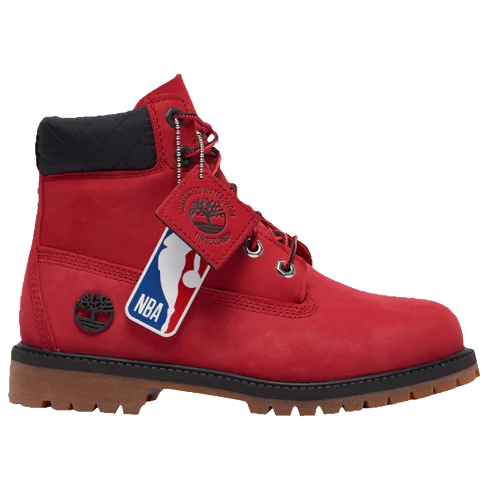 NBA x 6 Inch Premium Boot Junior Timberland, red