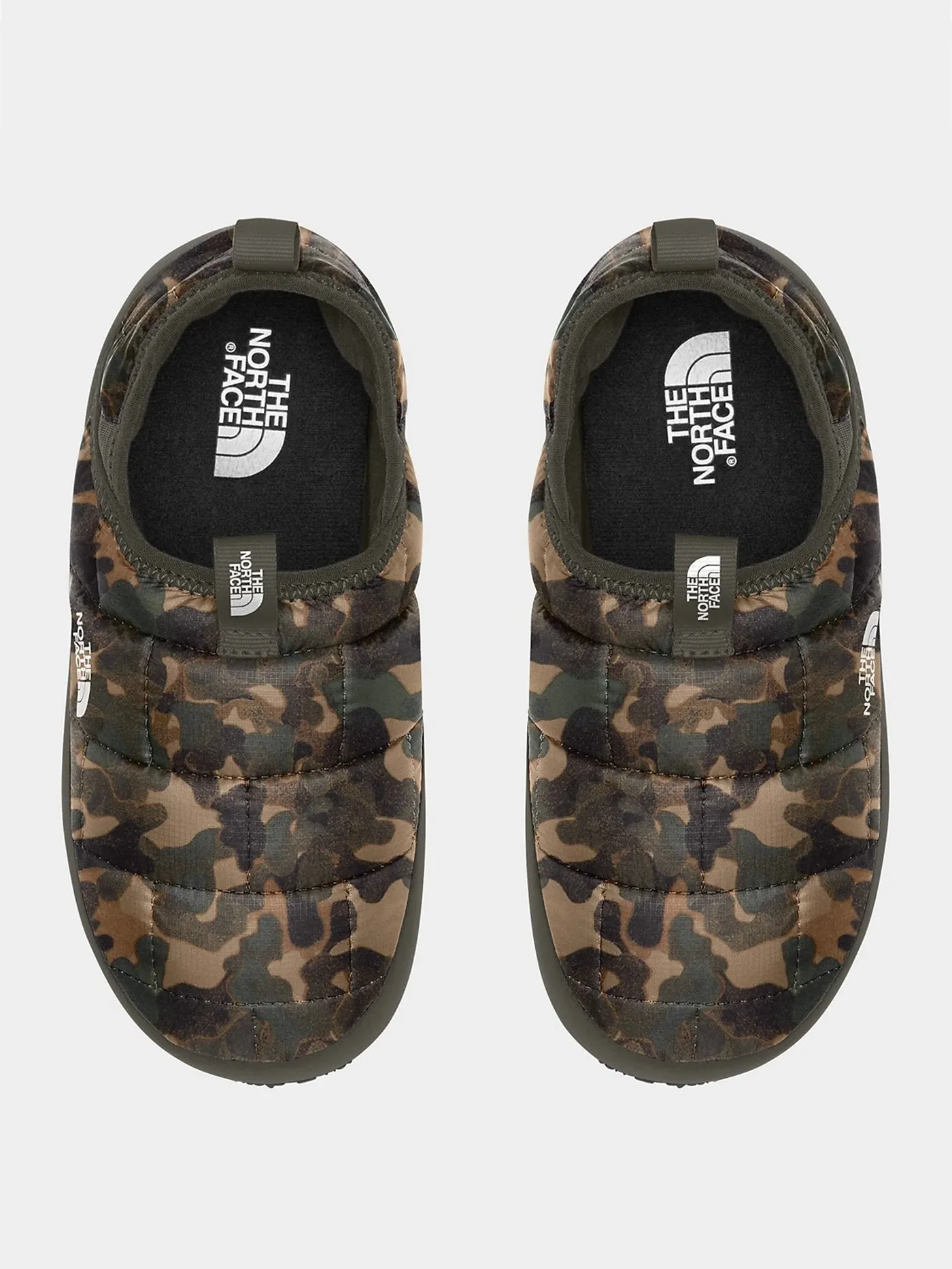 Thermoball Traction Mule II Brown Camo/Green Shoes (Kids)