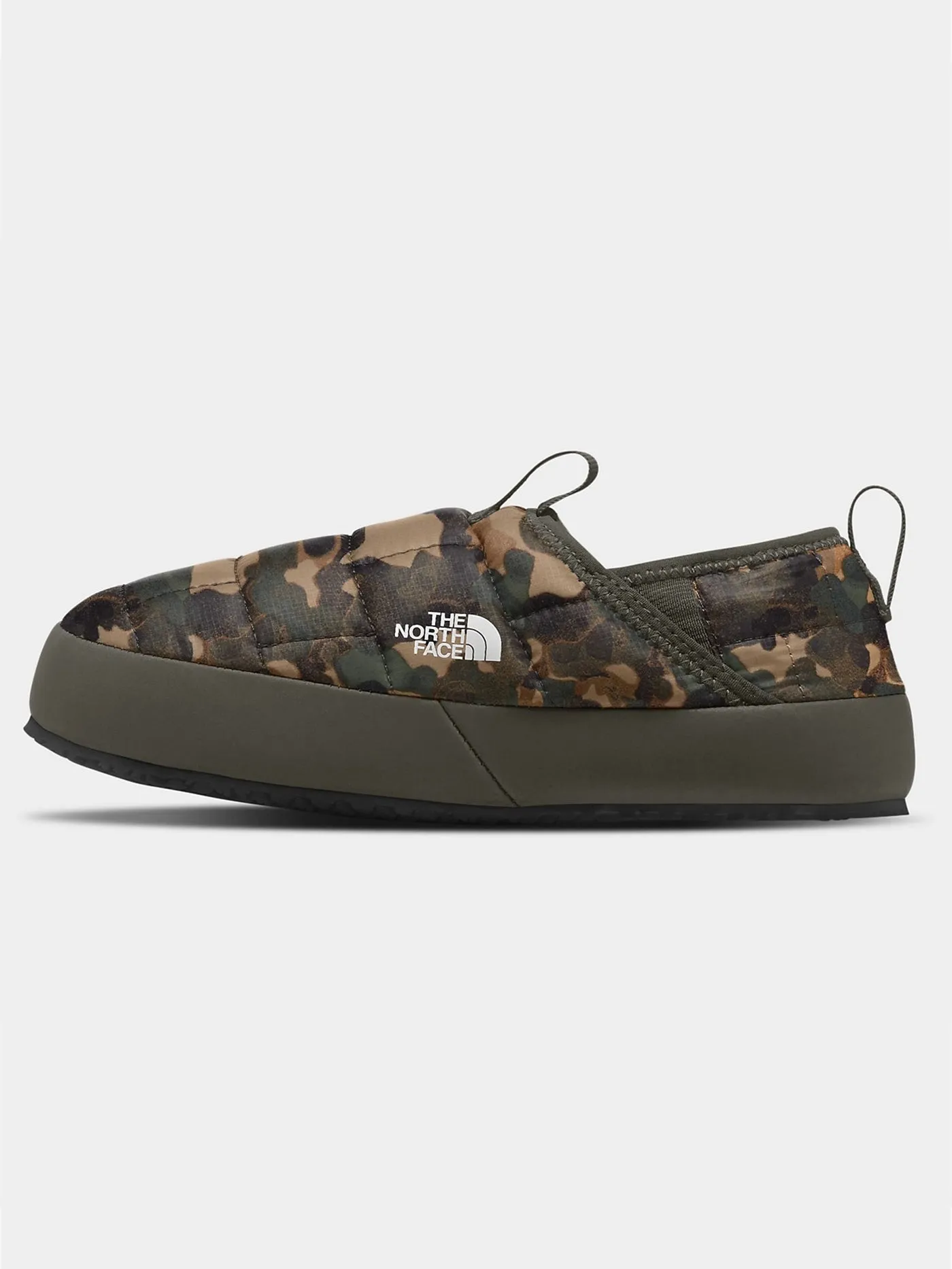 Thermoball Traction Mule II Brown Camo/Green Shoes (Kids)