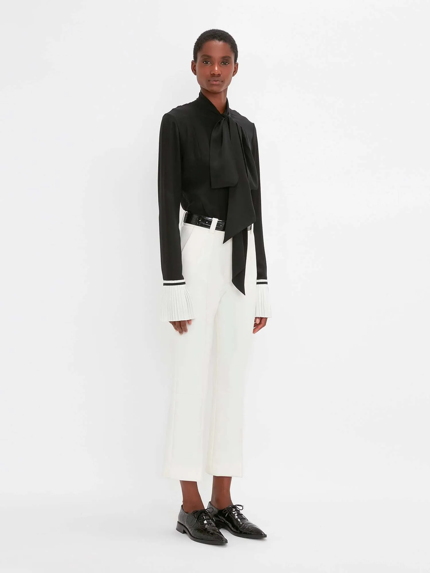 Victoria Beckham Cropped Kick Trousers