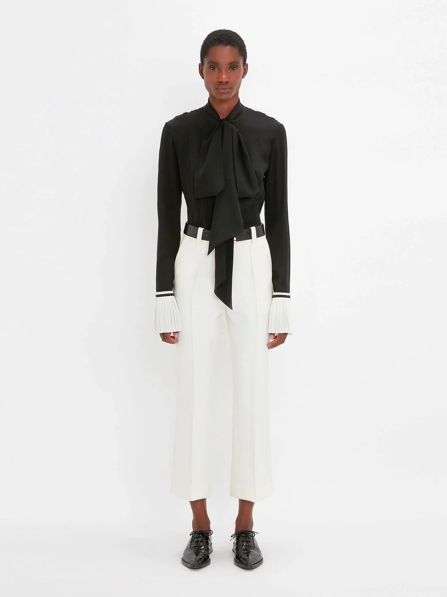 Victoria Beckham Cropped Kick Trousers
